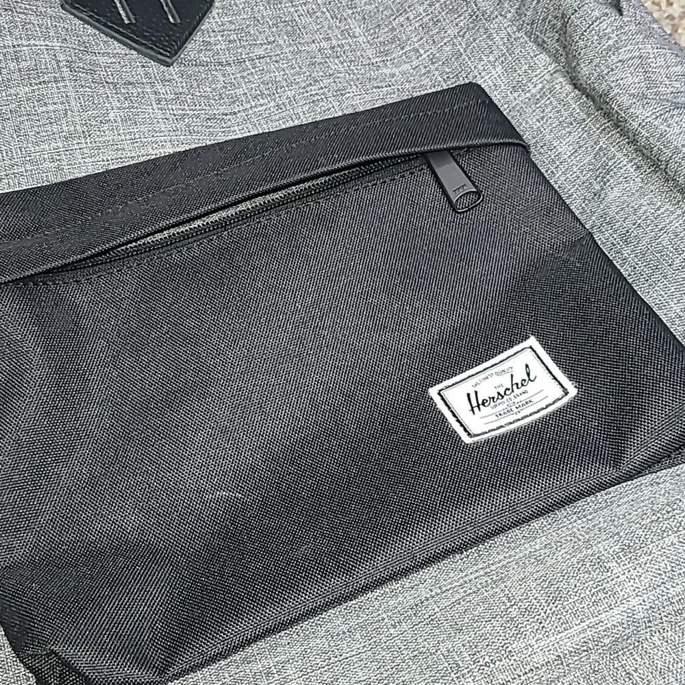 Herschel Supply Company Heathered Gray and Black Backpack